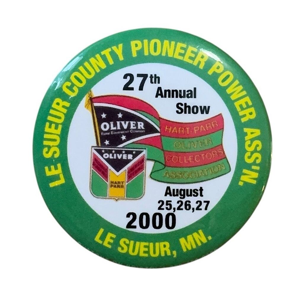 Le Sueur County Pioneer Power Ass'n. Button 2000 Le‎ Sueur, MN Vintage